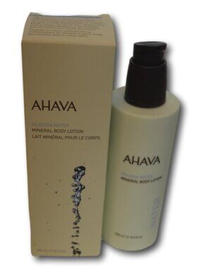 AHAVA Deadsea Water Mineral Body Lotion Improve Skin Youthfulness 8.5 fl oz NIB